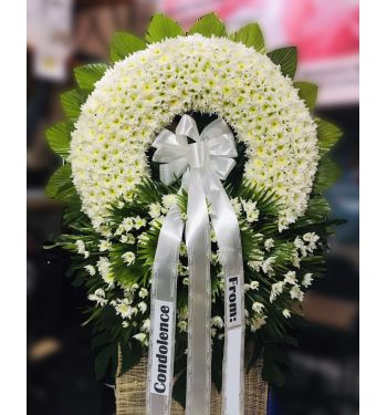 funeral wreath stands to manila