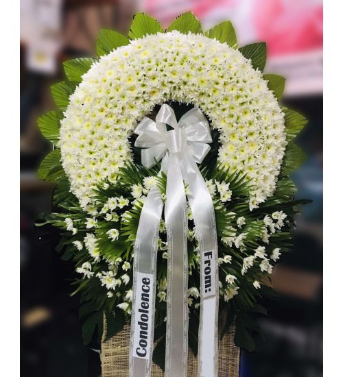 funeral wreath stands to manila